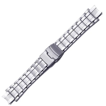 Aukštos Kokybės Metalo WatchBand Dirželis Apyrankė Casio STATINYS EFX-500D EFX500D EFX-500 Smartwatch Nerūdijančio Plieno Watchbands