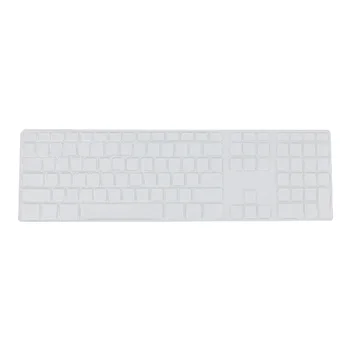 Silikono Plonas Klaviatūros Odos Padengti Gynėjas Su Skaičių Klaviatūra Apple iMac Skaidrus