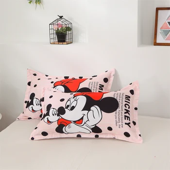 Disney Mickey Minnie Mouse Patalynės Komplektas Dvigubai Karalienė, Karalius Animacinių Filmų Antklode Padengti Nustatyti Vieną Twin Patalyne, Vaiko Vaikas, Mergaitė, Berniukas