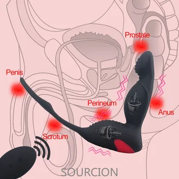 Vyrų Vibratorius Prostatos Massager Stimuliatorius Sekso Žaislų Pora Vyrų Gėjų Suaugusiųjų Sexshop Masturbator Strap-on vibratoriai Analinis Kaištis