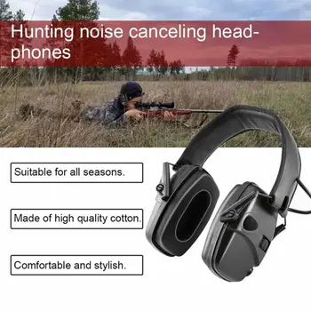 Triukšmo Atšaukiu Taktinio Šaudymo Ausinių Anti-Triukšmo Sporto Medžioklės earmuffs Elektroninių Šaudymo Ausinių Apsaugoti ausis