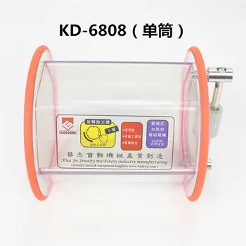 3 kg besisukančio būgno/kibiras KT-6808 masažuoklis dėl Poliravimo mašina, juvelyrinių dirbinių poliravimas barelį