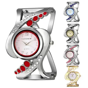 Naujo Dizaino Moterų Bangle Laikrodis Kvarco Kristalo Prabanga Relojes Kalnų Krištolas Mados Moterų Laikrodžiai Karšto Pardavimo Eleagnt Mujer Žiūrėti