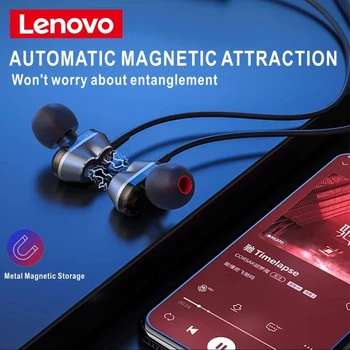 Lenovo HE08 Neckband 4 Garsiakalbiai, Belaidės Ausinės HIFI Stereo Ausinės Bluetooth 5.0 Dual Dinamiška Sporto Ausines Su Mic