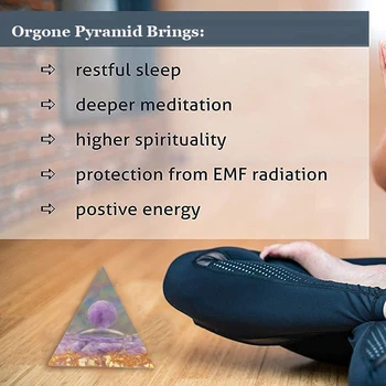 Orgone Piramidės Ametistas Olivīns Gydymo Kristalų Energijos Generatorius Blanacing Orgonite Pyramide Emf Apsaugos Meditacija Joga Įrankis