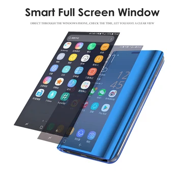 Už Garbę 20 Pro Smart Veidrodis, Flip atsparus smūgiams Atveju Prabanga Padengti dėl Garbės 10 Lite Šviesos 10i Atveju Huawei Honor Peržiūrėti 20 V20