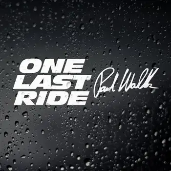 Paskutinis Ride Paul Walker Duoklę Automobilių Lipdukas - JDM Osaka Imtuvas Drift Kanjozoku Honda Civic Skyline R32 R33 R34