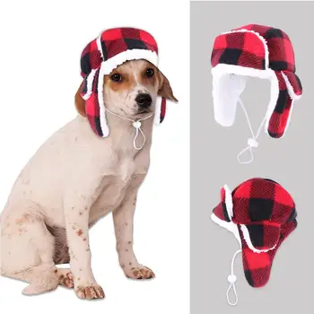 AsyPets Pet Skrybėlę Rudens Žiemos Beretė Šilto Vėjo Gaubtas, skirtas Šuo, auksaspalvis Retriveris
