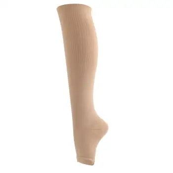 Unisex Atidaryti Kojų Suspaudimas Moterų Kojinės Vyrams Daugiafunkcinis Sporto Gryna Spalva Užtrauktukas Nailono Kojinės Miego Elastingumą Ilgos Kojinės