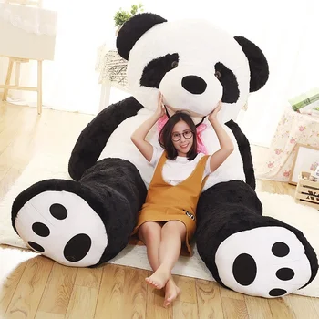 100-260cm pigūs giant Panda Odos unstuffed tuščias Panda bear oda panda bear oda pliušiniai žaislai Draugės Dovanos