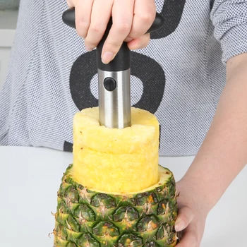 Nerūdijančio Plieno Ananasų Slicer Vaisių Peiliu Virtuvės Įrankį, Ananasų Corer Peilis Skustukas Cutter Parer Geriausia Pardavimo