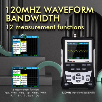 320x240 Profesionalus LCD Ekranas Osciloskopai Įrankiai Spalvinga Skaitmeninis Oscilloscope Analoginis Juostos Paramos Signalo Saugojimas