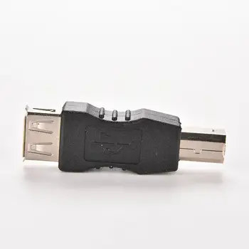 Naujas 1PC Naujas USB 2.0, A Tipo moterį, USB Type B Male Konverteris Adapteris USB Print Kabelis Conector Keitiklis