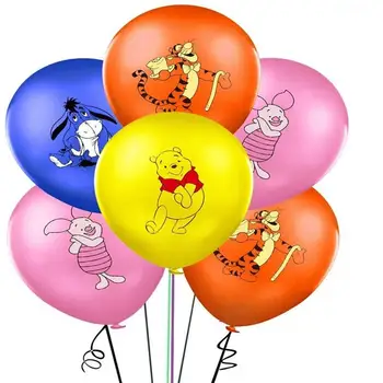 10vnt Disney Mikė Pūkuotukas Balionas Animacinių filmų Gyvūnų Augintinių Temą Gimtadienio Apdailos Balionas Baby Shower Vaikų Globos Žaislai