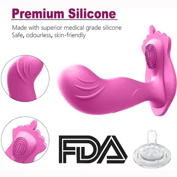 Nešiojami Klitorio Vibratorius G-Taško Stimuliatorius Nuotolinio Valdymo Vibracijos Vibratorių 10 Režimai Sekso Žaislai Moteris Suaugusiems