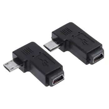 2vnt Micro USB Female į Mini USB Vyrų Adapteris, Mini USB Female į 