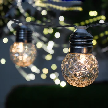 Saulės LED String Pasakų Žibintai 6M 20LED Lemputės, Lauko Vandeniui Girliandą Kiemo, Sodo Puošmena Kalėdų Apšvietimas