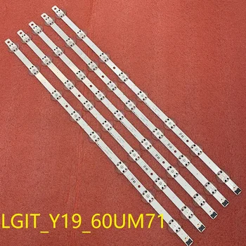 5vnt/set LED apšvietimo juostelės LG 60UM7100PLB 60UM6950DUB 60UM6900DUB LGIT_Y19_60UM71 EAV64732901