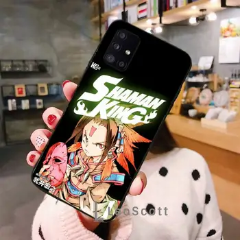Anime Shaman King Bling Telefono Dėklai Samsung A50 A51 A71 A31 A21S S8 S9 S10 S20 S21 Plius Fe Ultra 4G 5G