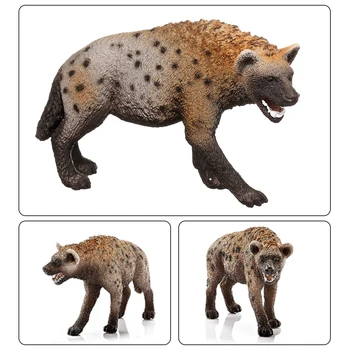 Aukštos Kokybės 3.4 colių Gyvūnų PVC Hyena Modelio Figūra Vaikų Švietimo (Ikimokyklinio amžiaus Statulėlės Žaislas 14735 Vaikams, Dovana, Namų Apdaila