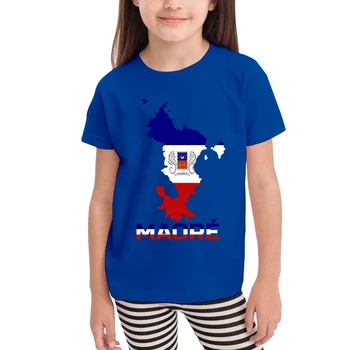 Blason Carte Užrašas De Majotas Lt Mahorais (BBR) (Maoré) Vaikų marškinėliai Juokinga R278 T-shirts Eur Dydis