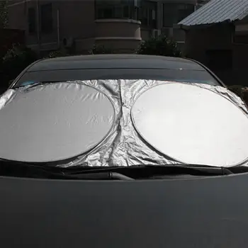 Automobilio priekinį Stiklą Saulės pavėsyje Padengti UV Apsaugoti 150X70cm Priekinio ir Galinio Lango Kino prekinis, galinis Stiklo Antveidis Padengti Automobilio skėtį nuo saulės, Automobilio stiliaus