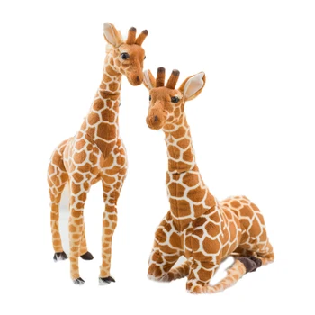 Aukštos kokybės Žirafa Pliušinis Žaislas, Lėlė Stovi Kelti Kalėdų Elnias Skudurines Lėlės Sika Elniai Lėlės Vaikams Žaislas Fotografijos Rekvizitai Dekoras