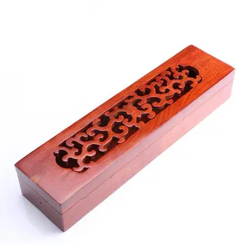 Smilkalų Dėžutė Raudonmedžio Turėtojas Stick Smilkalų Lazdelės Asorti Budistų Tiekimo Tuščiaviduriai Saugojimo Smilkalų Lazdelės
