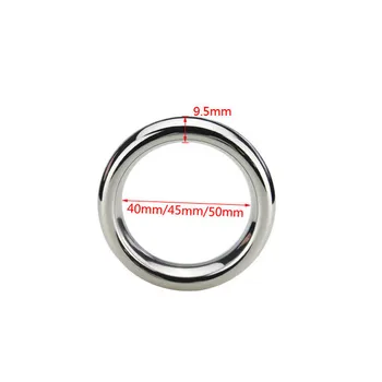 3 Dydis Pasirinkti, Sunkiųjų Vyrų Magnetinis Kapšelį Neštuvų Metalo Varpos Gaidys fiksavimo Žiedą Atidėti Ejakuliacija BDSM Sekso Žaislas Vyrams