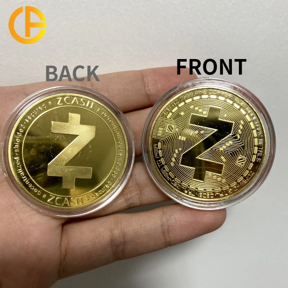 Kolekcinė Bitcoin BTC moneta, 4 cm